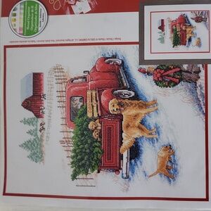 Winter Ride Counted Cross Stitch Kit by Dimensions New unopened kit 10" x 14"